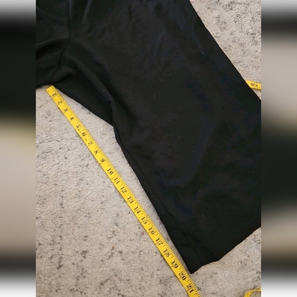 Madewell Womens Black Tie-Waist Huston Pull-On Crop Plus Size Minimalis Pants 3X - Picture 12 of 12